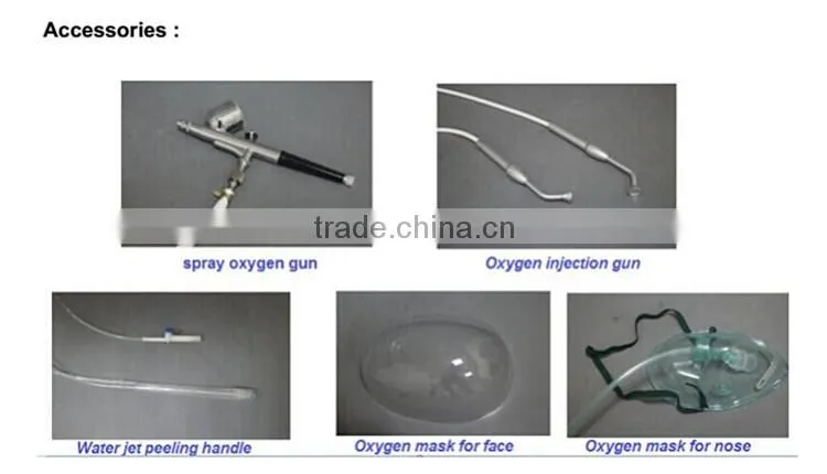 2016 promotion price oxygen jet water injection therapy facial machine for salon use