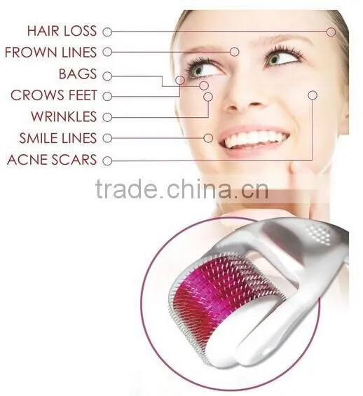 Factory Direct Sale 540 Micro Needles Derma Roller,540 Needles Dermaroller System,Skin Care Microneedle Roller Therapy