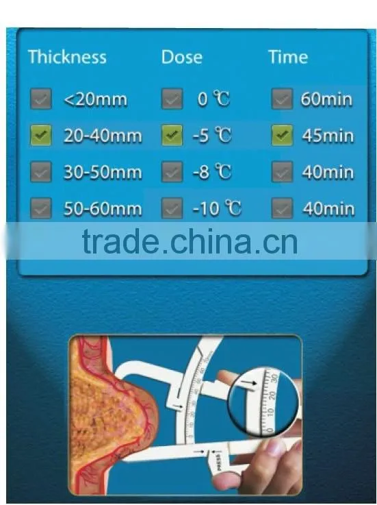 Cold Body Lift Cryo non-surgical liposuction machines vacuum cavitation rf machine