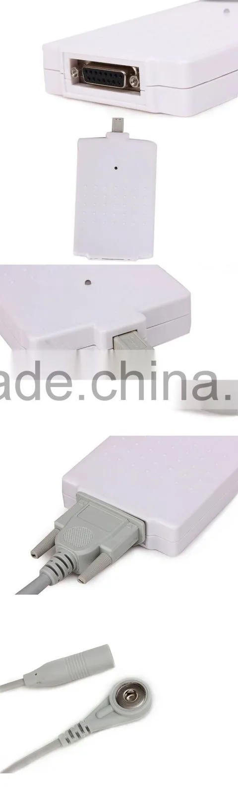 ISO13485 White color Multi-function 12 lead Resting PC based ECG Monitoring system