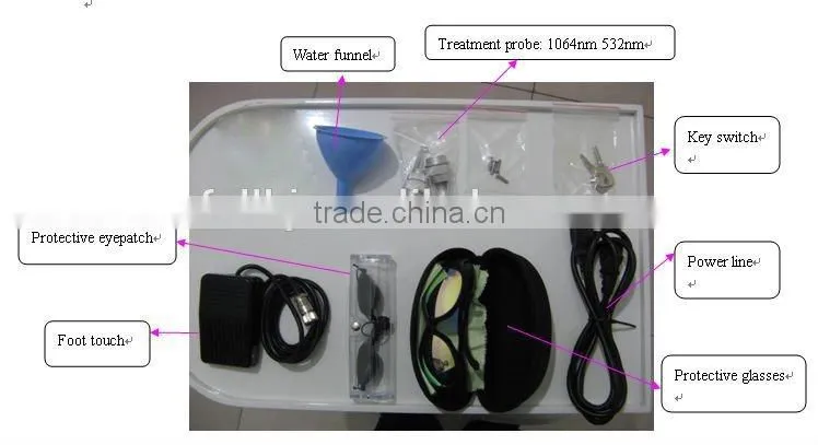 2015 Latest Technology Q-switched Nd Yag Laser Tattoo Removal/laser Tattoo Ink Remover