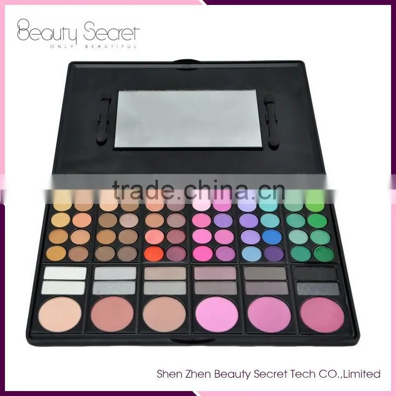 OEM 78 colors make up eyesahdow palette eyeshadow for girls
