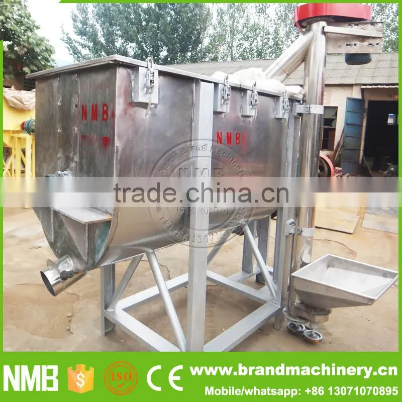 Indonesia horizontal feed gypsum powder machinery mixer, liquid soap mixer, liquid chemical mixers