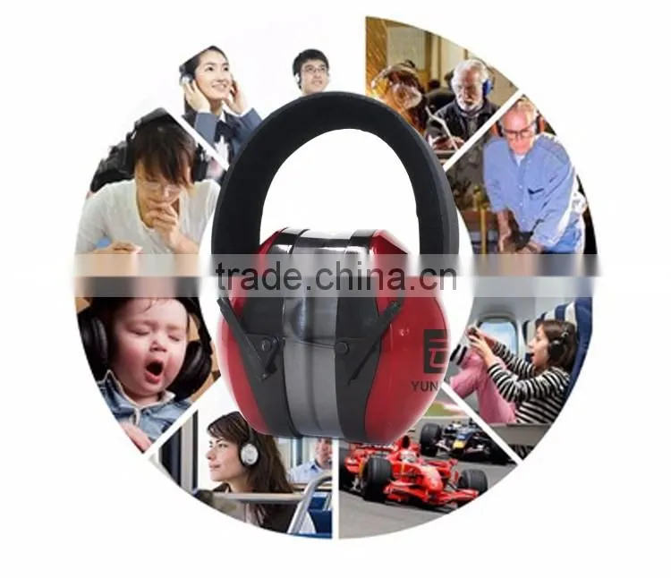 Color Logo Customized Adjustable Headband Noise Reduction Ear Muff