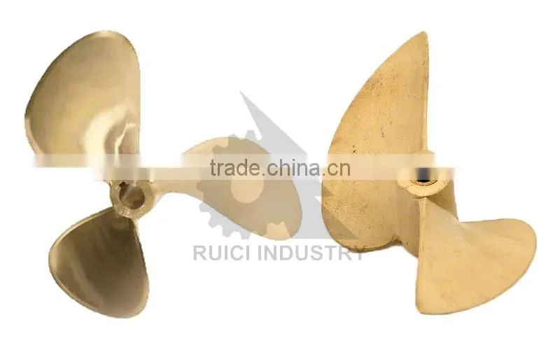High Speed Wear 3 Blades Stainless Steel Marine Propeller