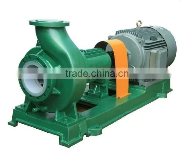 IHF series Fluorin Plastic centrifugal pump with motor for chemical industry