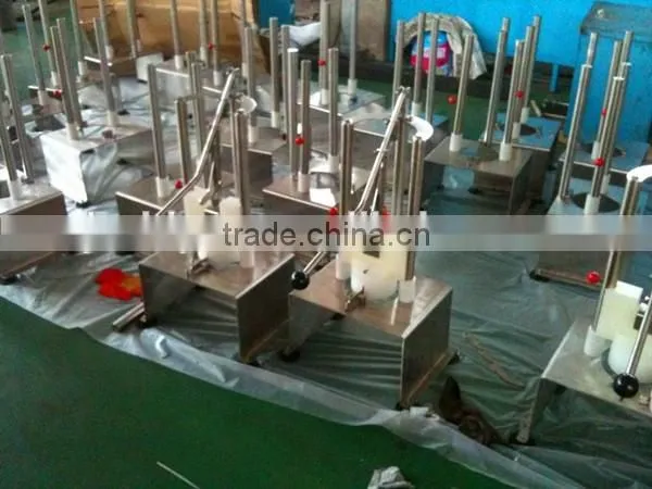 good quality pineapple peeling peeler and coring machine/pineapple core remover (Skype:peggylpp)