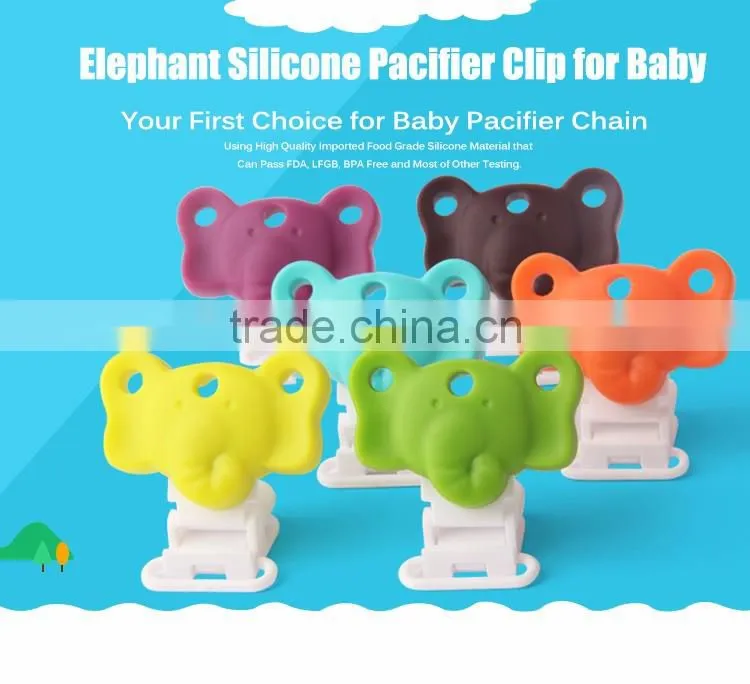 Baby Pacifier Clip 100% BPA FREE Make From Food Grade Silicone