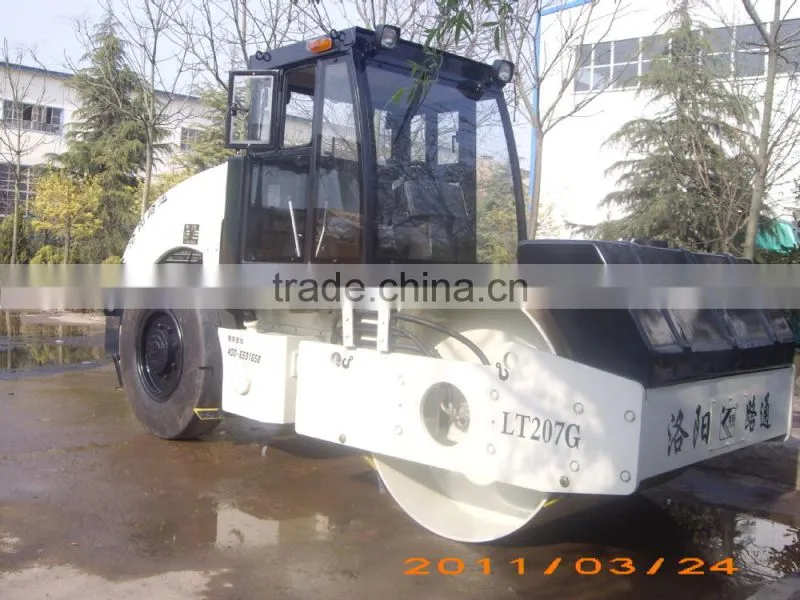 High Quality 7 Ton Single Drum Road Roller LT207G roller for sale
