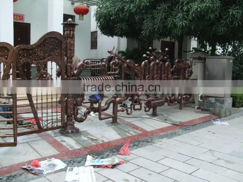 Iron Art Stamped Leaves /Fittings For Artistic Metal Gate/Fence/Stair Railings ,Iron Grills Parts Decorated