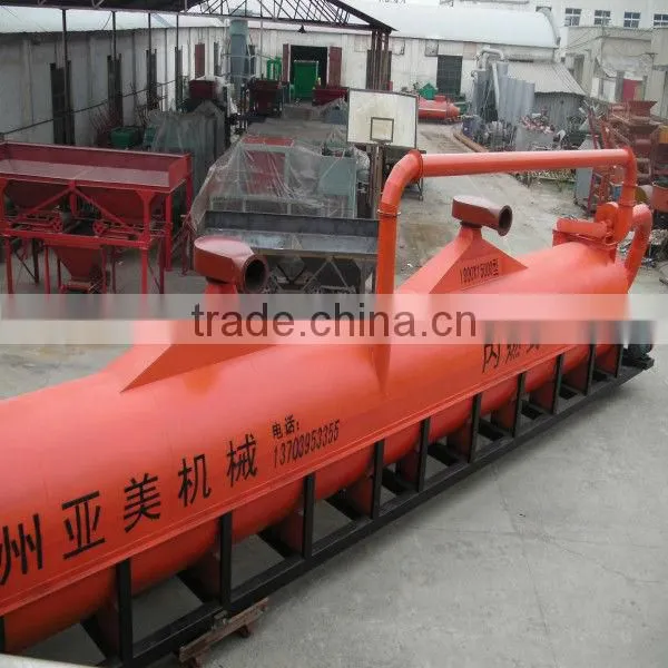 Hot air recycling dryer