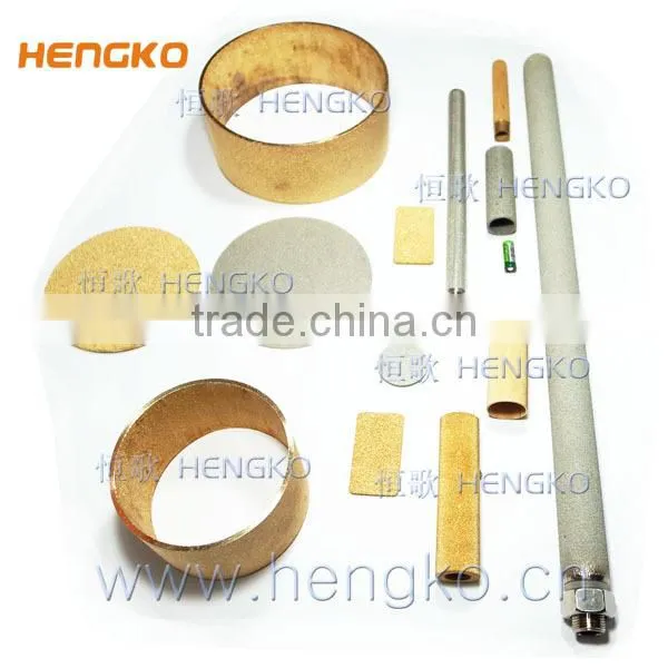 sintered porous stainless steel filter cartridge housing