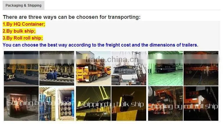 Truck Trailer Concrete Mixer Truck / Cement Semi Trailer For Sale