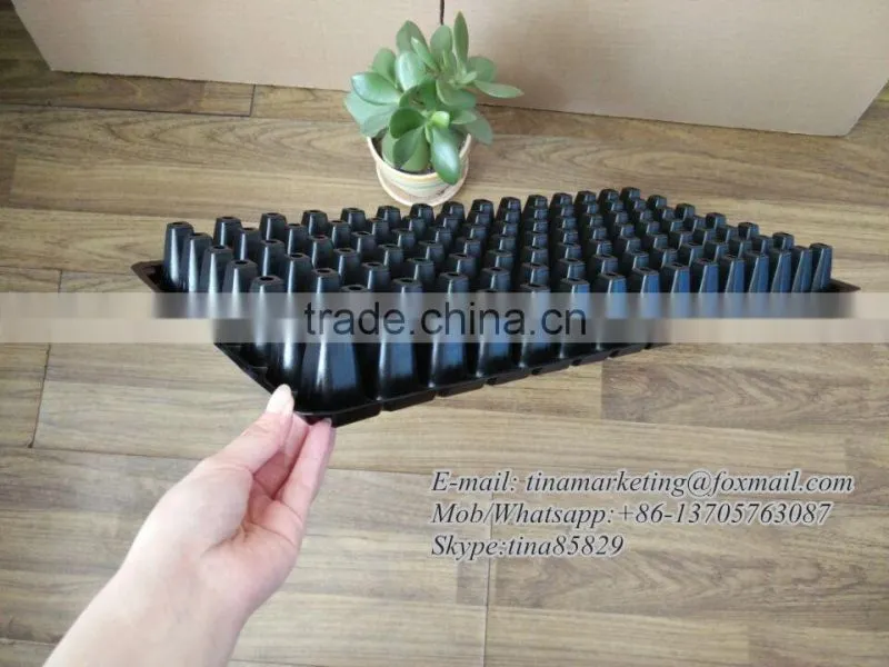 High Quality 105 Cell PS Plastic Plug Seedling Nursery Growing Tray for Gardening Seed Germination