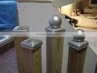 galvanized steel fence post cap