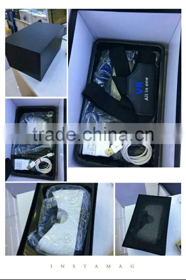 China factory and good quality lower price Plastic VR Headset All in One VR with high transparent optic resin material