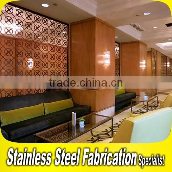 Stainless Steel Restaurant Partition as Wall