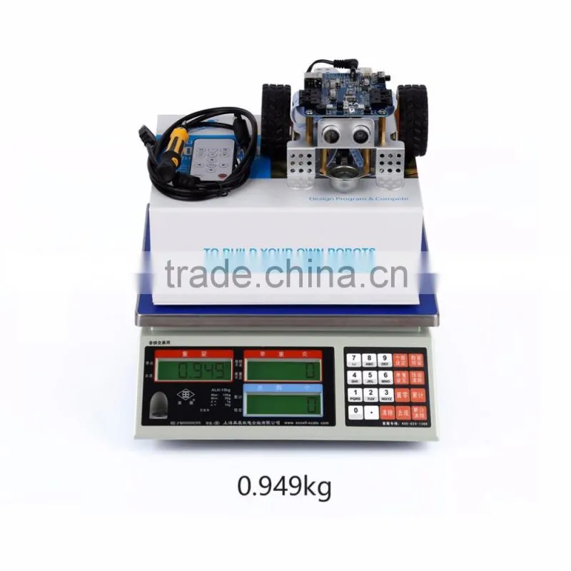 New Arrival Creative DIY Smart Toy Robot Car, Intelligent Programmable Early Educational 2 Wheel Robot Kit Toy Car For Children