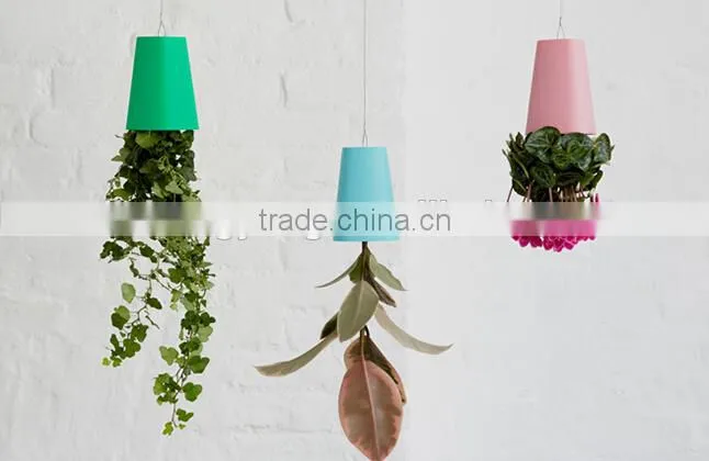 interior decoration Suspension Sky upside Down Holder pot hanging planter