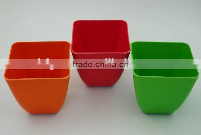 Bamboo fiber Plant Flower Planter,eco-friendly pot