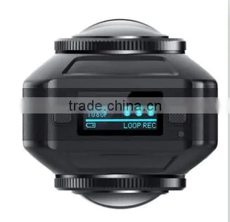 Manufactory two Lens wifi 720 degree 360 sport action camera vr 360