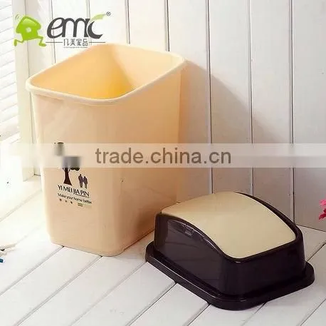 with lid PP plastic garbage can