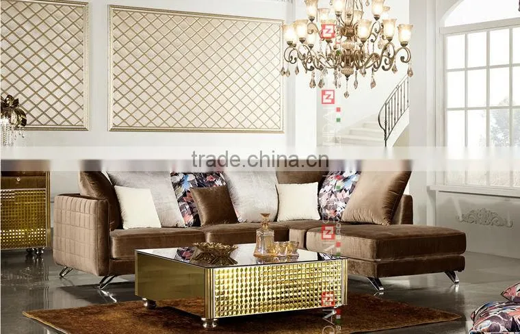 corner sofa set designs, luxury corner sofa, living room furniture sofa set G187B