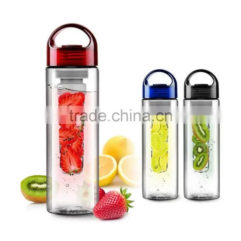 Sports Drinking Plastic Clear Dumbbell Water Bottle With Private Label