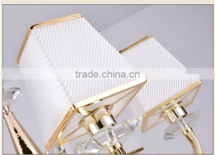 M960 Momoda decorations luxury simple Crystal living room bedroom golden home lighting chandelier pendant lamp