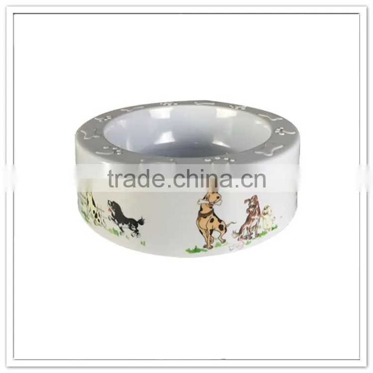 Home pet products, personalized melamine dog bowl