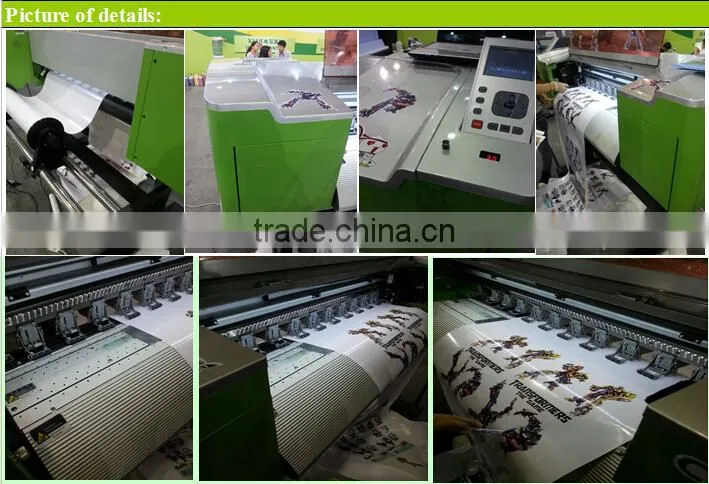 high resolution and fast speed eco solvent inkjet printer and cutter