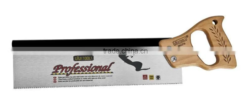 back saw with wooden handle