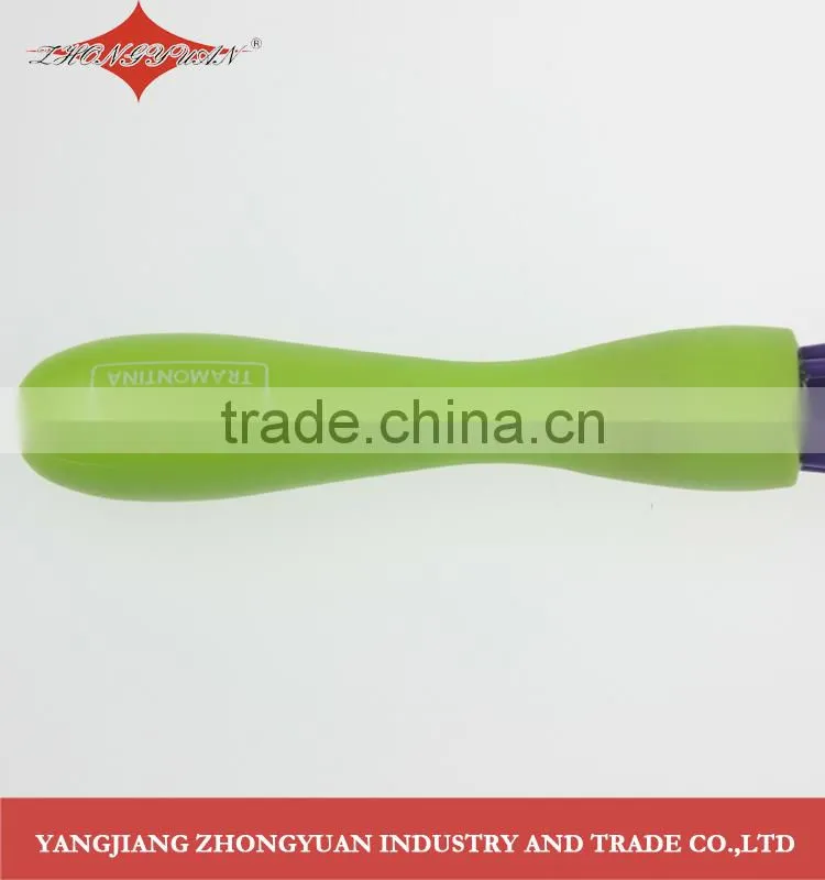 10-inch silicone coated wires egg whisk with green plastic handle