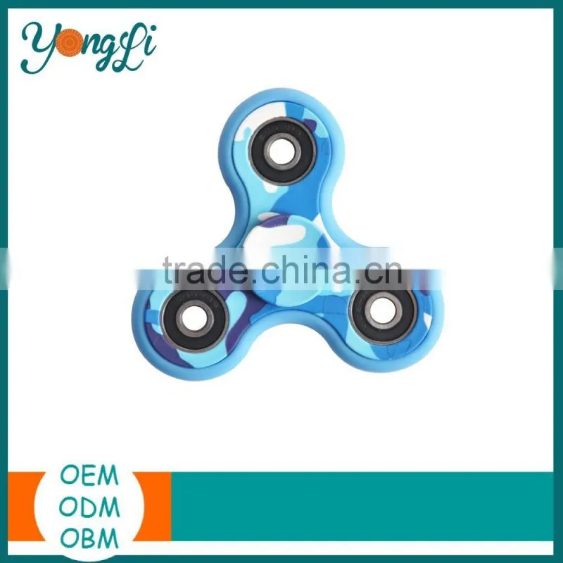 Custom Silicone Cover Toys Fidget Spinner Rainbow
