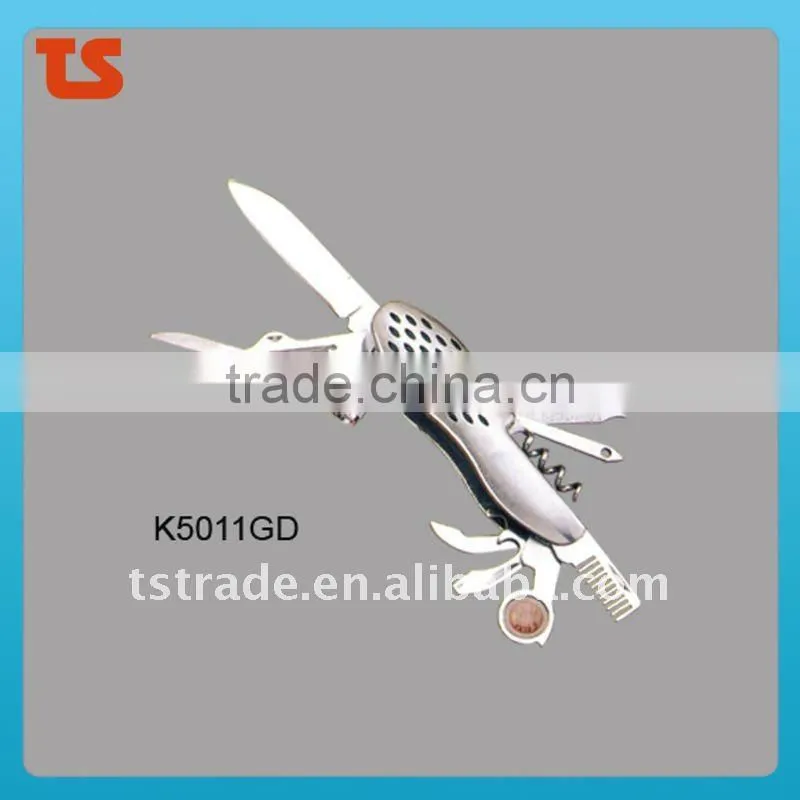 2014 spring New design multi knife pocket knife multi function LED knife K5011G