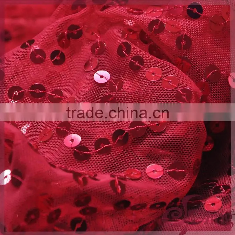 6.75mm scattered sequin pattern on the tulle mesh