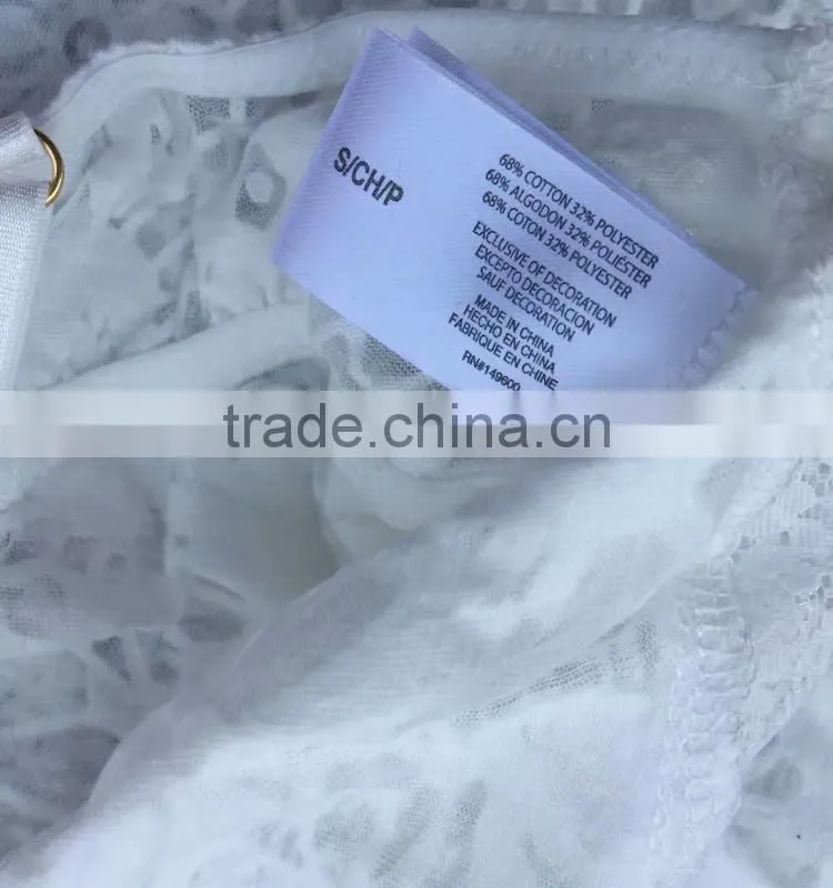 women stock apparel see-through lace white prom sexy dress