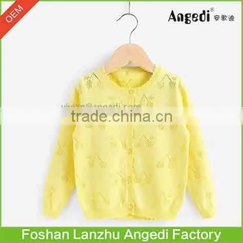 2016 Fashion Baby Girls' Sweater Girls Cardigan Kids autumn Outerwear Children Knitted Sweater