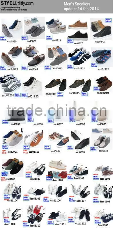 2014 s/s various styled fashion sneakers fashion canvas made in korea