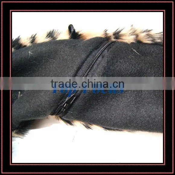 HIGH QUALITY FLUFFY FAUX FUR ANIMAL HOOD BABY HATS PANDA