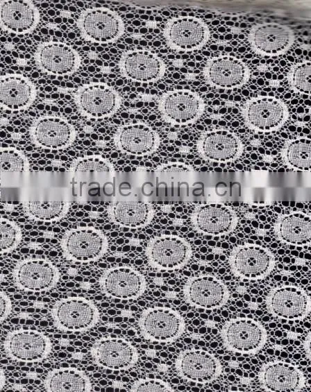 R&H dress/decoration/bra lace trim Polyester Laces Fabric For Wedding george lace fabric african
