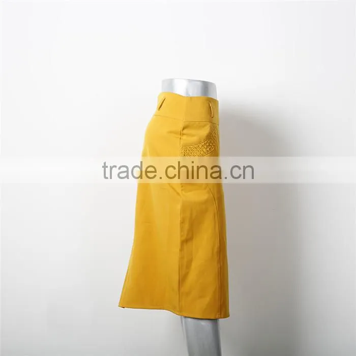 new design high waist narrow ladies fashion short skirt