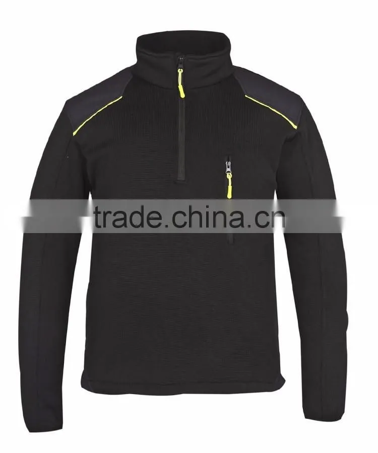 Wholesale casual work coat mens bodkin knitted sweater jacket