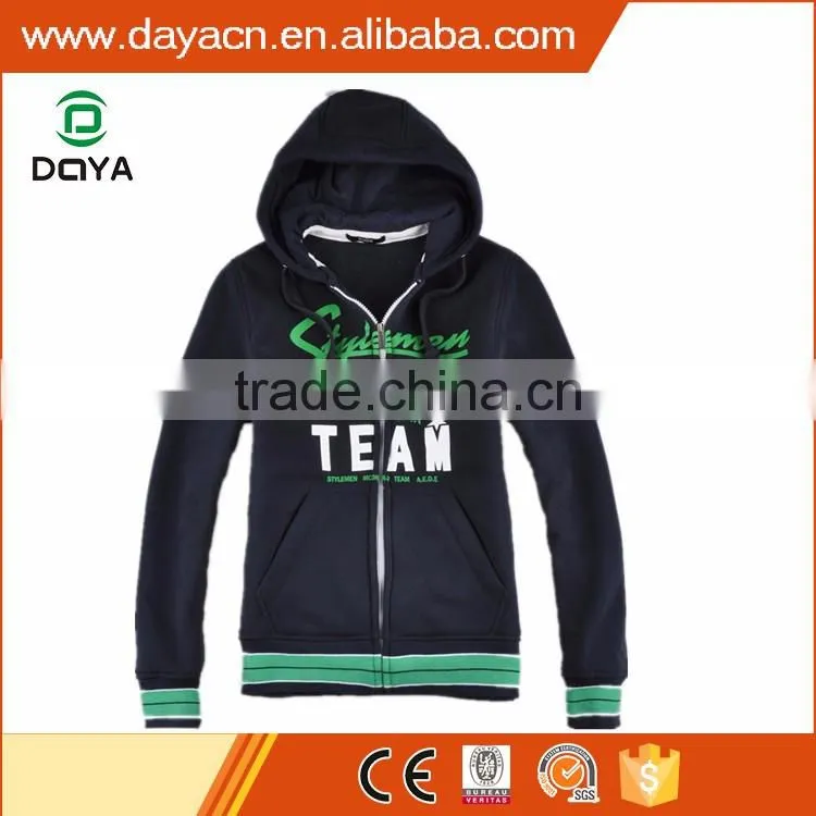 Men hot sale fashion fleece hoody jackets wholesale