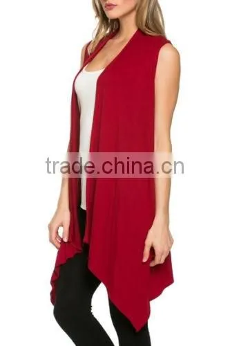 Fashion Plain Women Summer Vest sleeveless jacket for ladies 2017