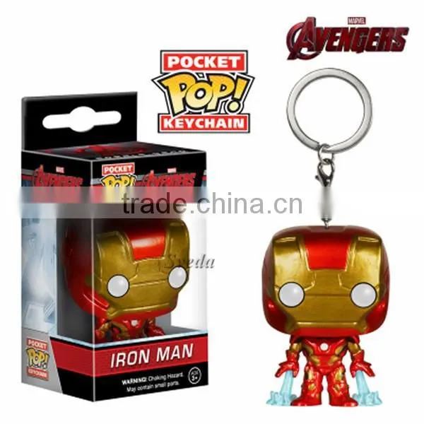 2017 New Movie ALIEN POP figure key chain, ALIEN pocket POP keychain,MINI PVC keychain