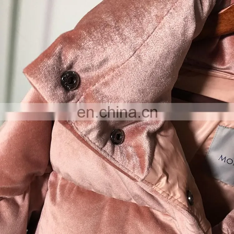 China Clothing Factory High Quality Duck Feather Lady Womens Winter Down Jacket