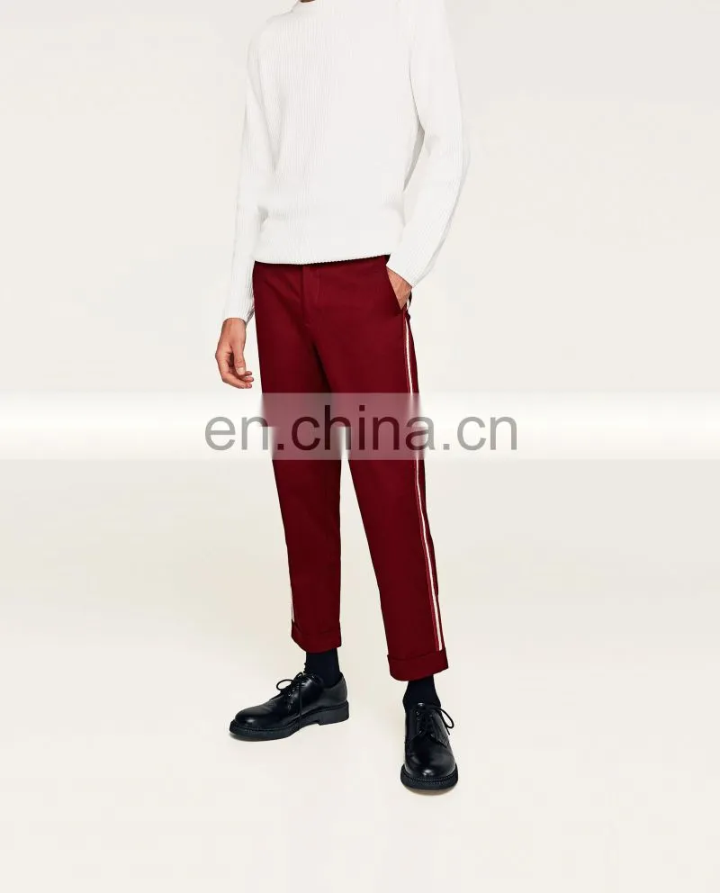 American Like Fashion Pants Custom Trousers With Side Stripe