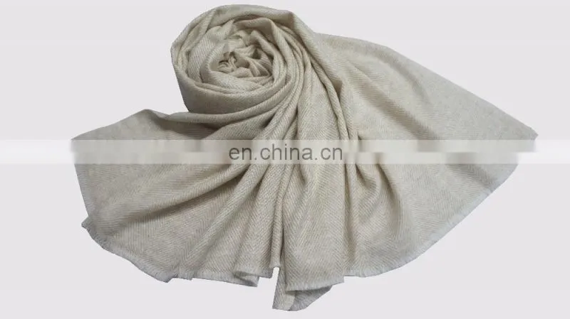 Pashmina wool Shawls , Stoles ,Herringbone styles Pashmina Wool Shawls