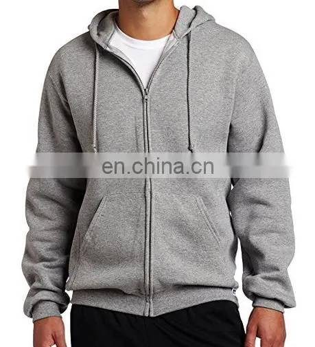 Custom Tag Men's Full Zipper Hoodies, Hooded Sweatshirts in Multi Colors